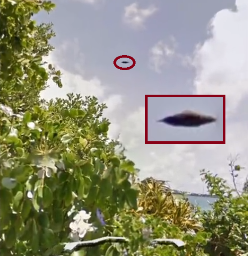 Flying saucer spotted over Bermuda