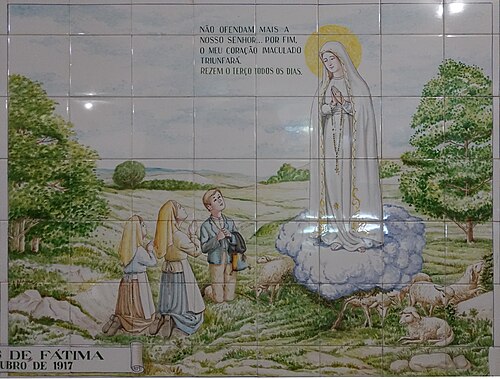 May 13, 1917 - First apparition of the Virgin Mary at Fátima