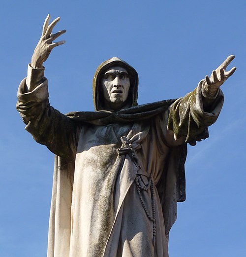 23th May 1498 - Execution of the preacher Jerome Savonarola in Florence