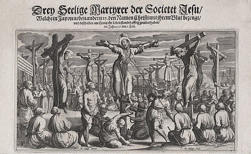 February5, 1597 - 26 Christians are crucified in Japan