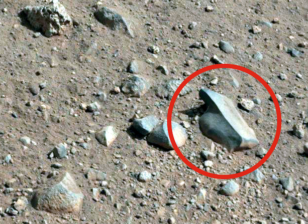 Une technologie extraterrestre trouvée sur Mars