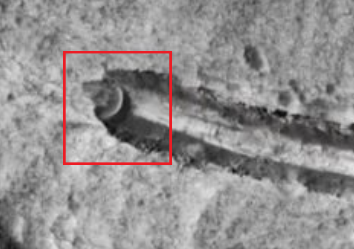 NASA photographed a flying saucer on Mars