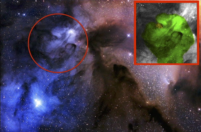 An alien face discovered in space!