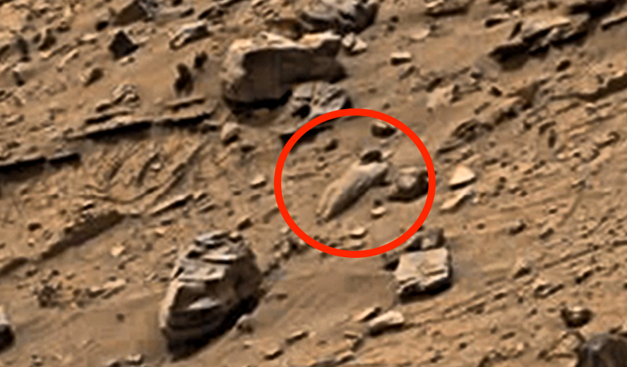 Une mystérieuse statue extraterrestre découverte sur Mars !