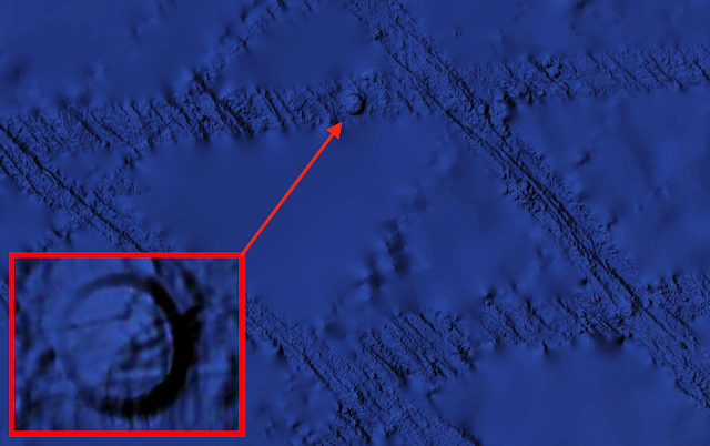 Un OVNI de 7 km descubierto en el fondo del océano cerca de Nazca