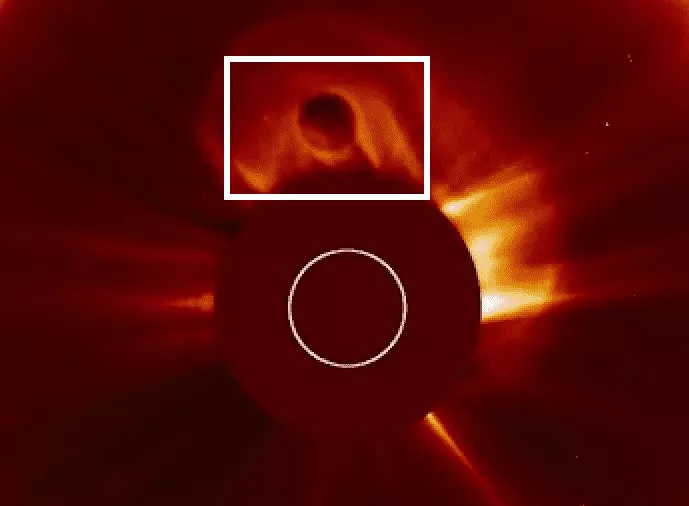 The planet Nibiru filmed near our Sun?