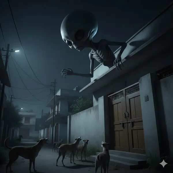 Testimonio inquietante en la India: avistamiento nocturno de una entidad desconocida