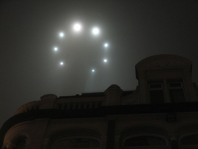 UFOs over Liverpool in January 2011