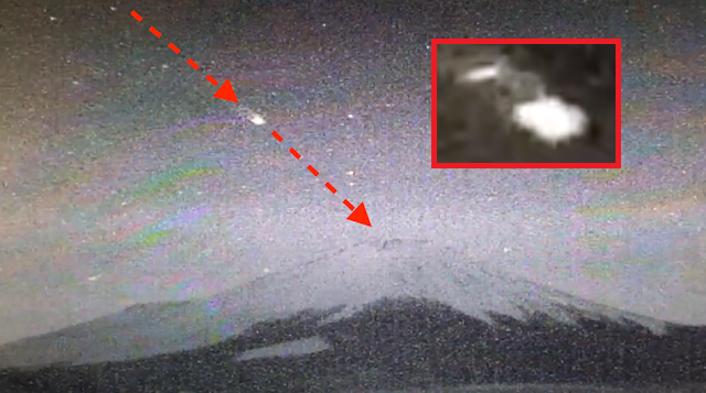 2 ovnis filmados cerca del monte Fuji en febrero de 2022